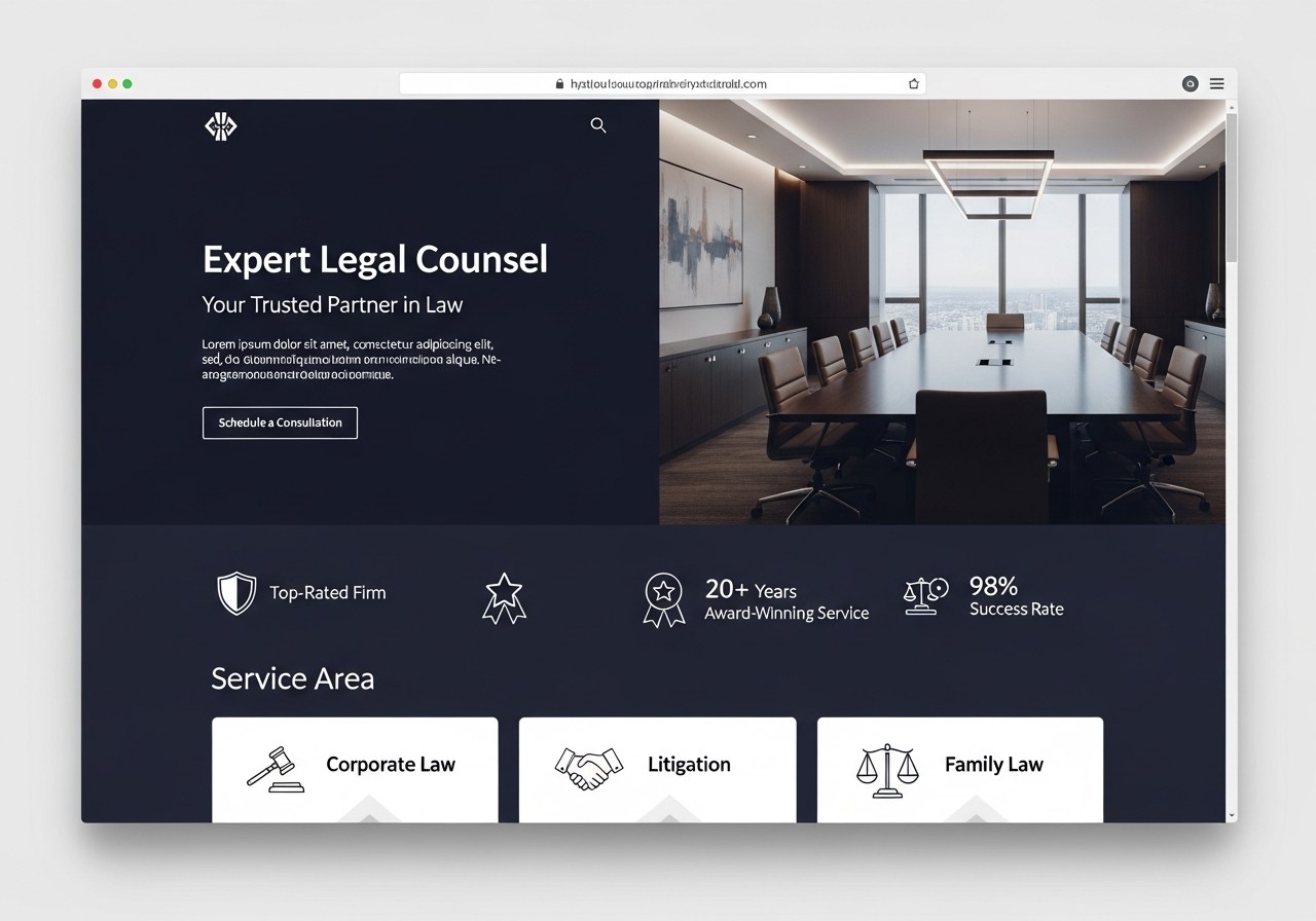 ClearPath Legal website design by Scale Craft