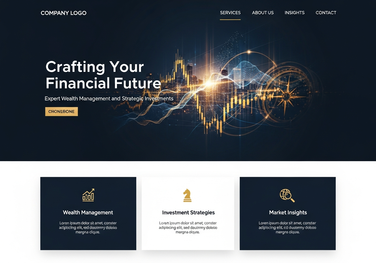 GoldLeaf Finance website design by Scale Craft