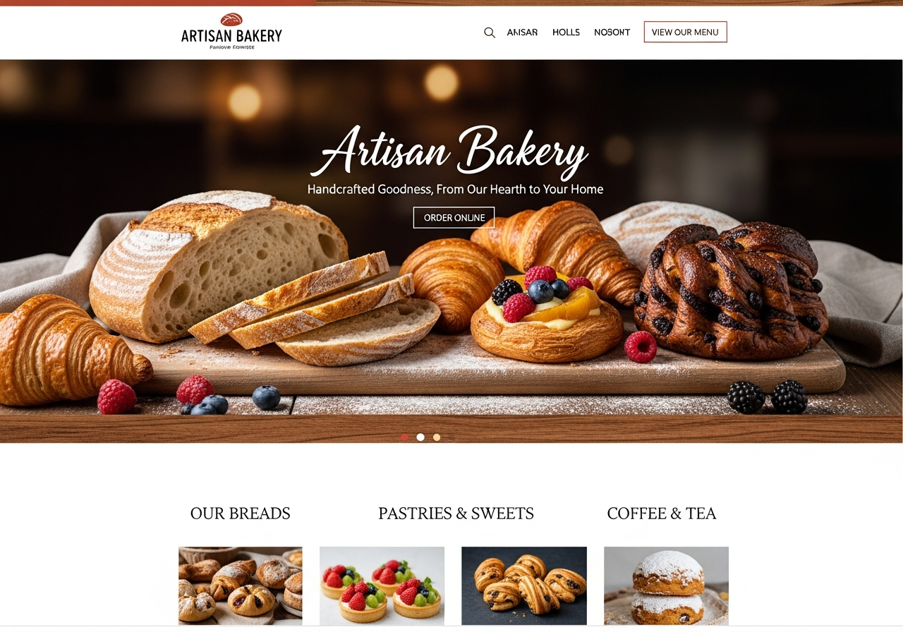 Bake & Bloom website design by Scale Craft