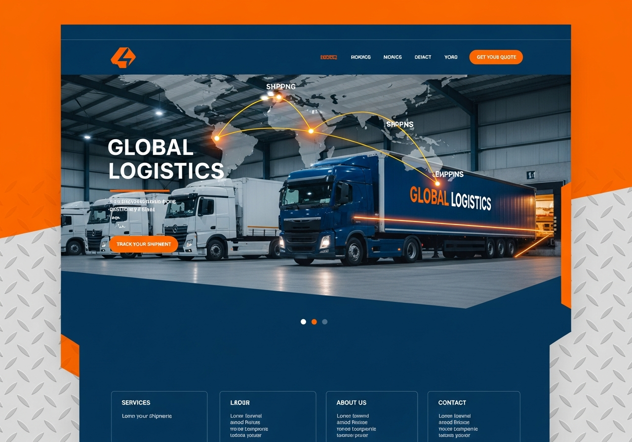Nexus Logistics website design by Scale Craft