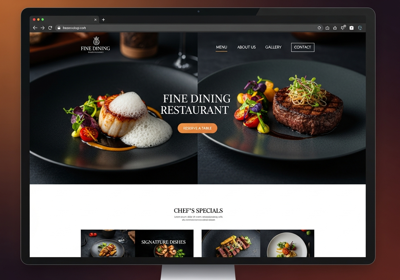 FreshBite Co. website design